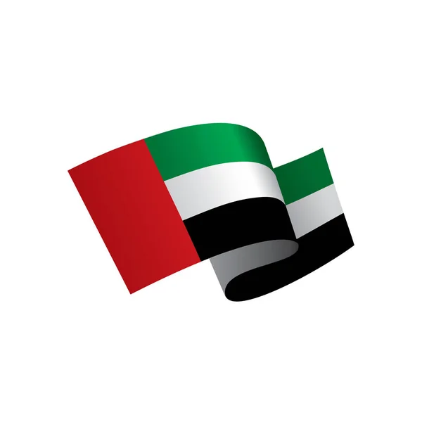 Vereinigte arabische Emirate Flagge, Vektorillustration — Stockvektor