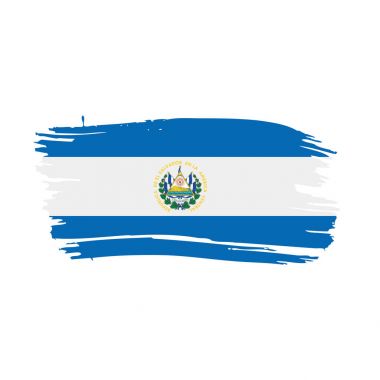 Salvador bayrak, vektör çizim