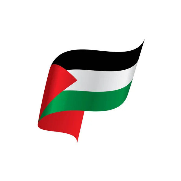 Flaga Palestyny, ilustracji wektorowych — Wektor stockowy