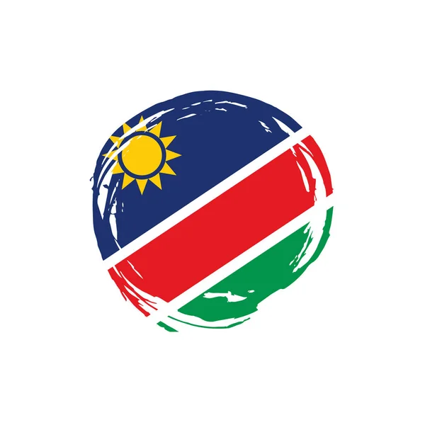 Bandeira da Namíbia, ilustração vetorial —  Vetores de Stock