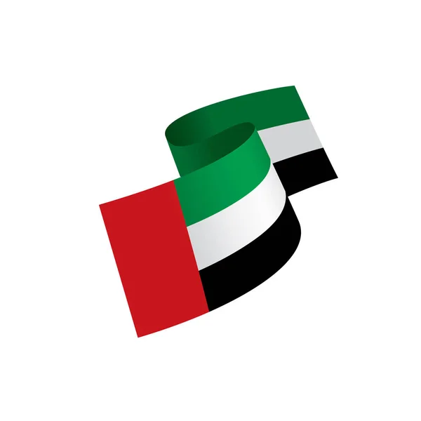 Emirados Árabes Unidos bandeira, ilustração vetorial —  Vetores de Stock