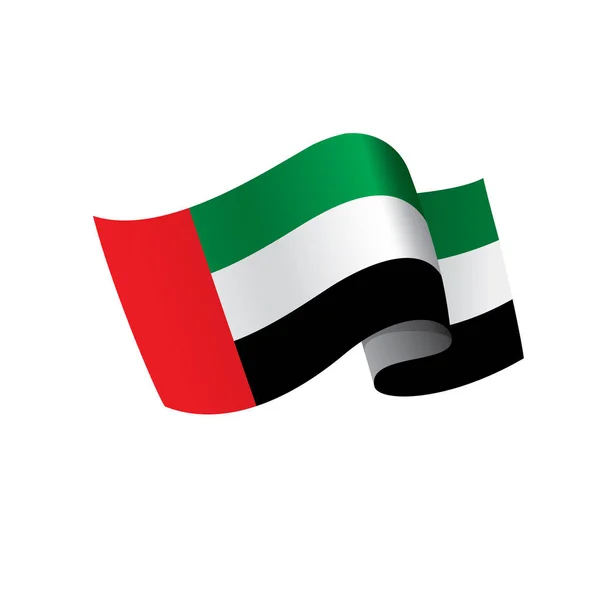 Vereinigte arabische Emirate Flagge, Vektorillustration — Stockvektor