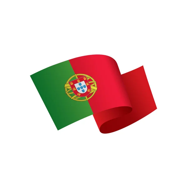 Bandeira de Portugal, ilustração vetorial —  Vetores de Stock