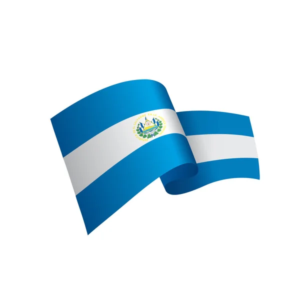 Σαλβαδόρ σημαία, εικονογράφηση διάνυσμα — Διανυσματικό Αρχείο