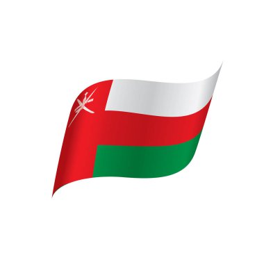 Umman bayrağı, vektör çizim