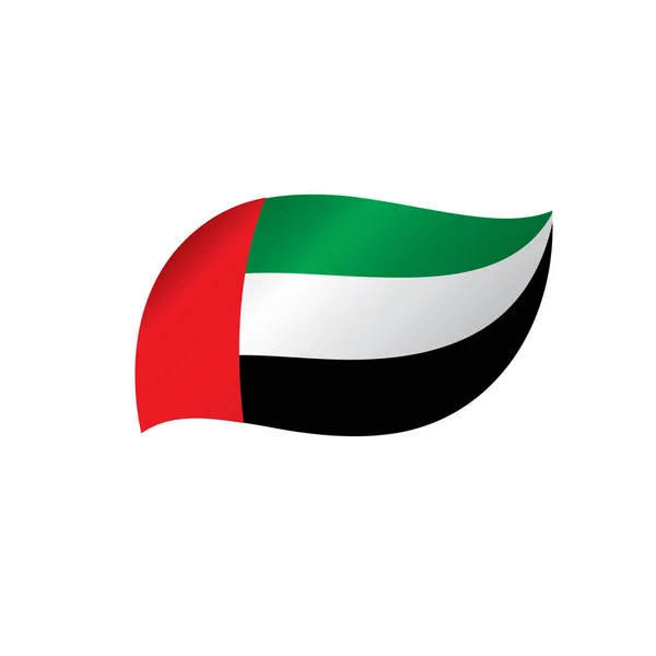 Zjednoczone Emiraty Arabskie flaga, ilustracji wektorowych — Wektor stockowy