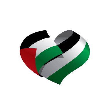 Palestine bayrak, vektör çizim