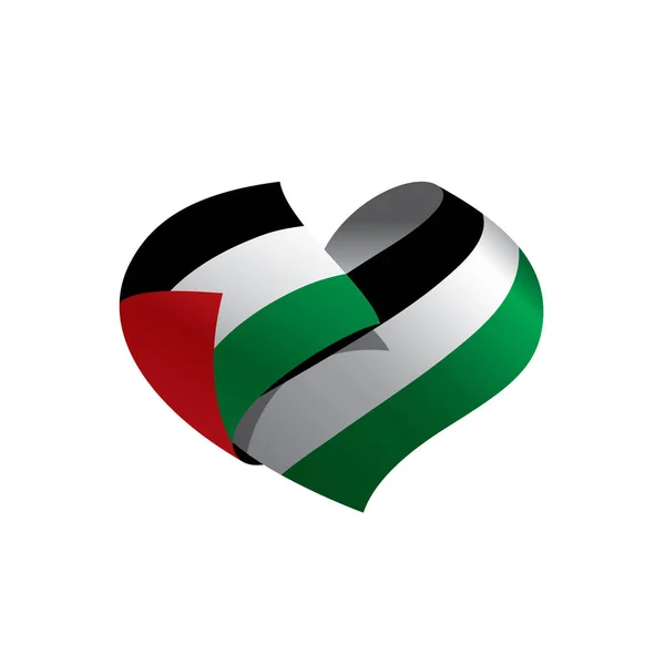 Palestine bayrak, vektör çizim — Stok Vektör