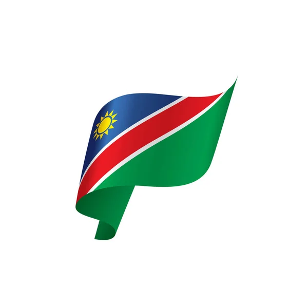 Flaga Namibii, ilustracji wektorowych — Wektor stockowy