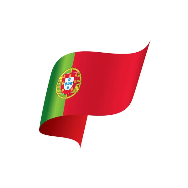 Portugalska flaga, ilustracja wektora — Wektor stockowy