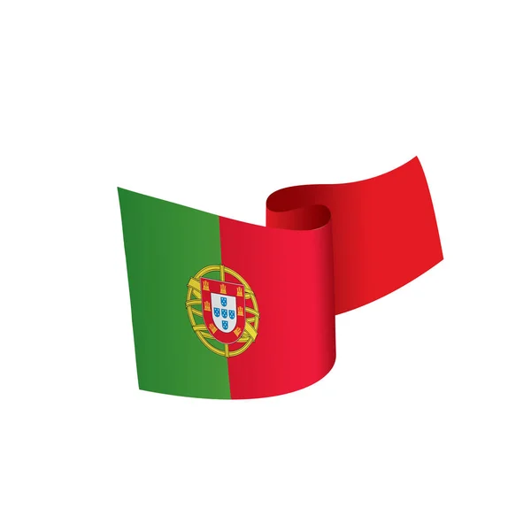 Флаг Португалии, векторная иллюстрация — стоковый вектор