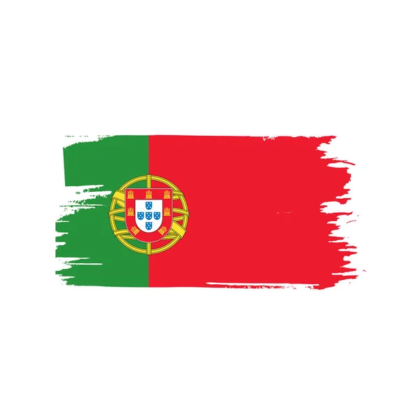 Bandeira de Portugal, ilustração vetorial —  Vetores de Stock