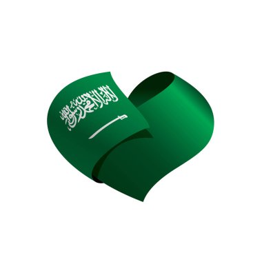 Suudi Arabistan bayrağı, vektör çizim