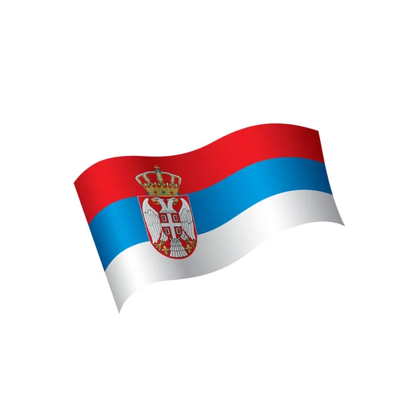 Serbia flag, vector illustration — Stock Vector