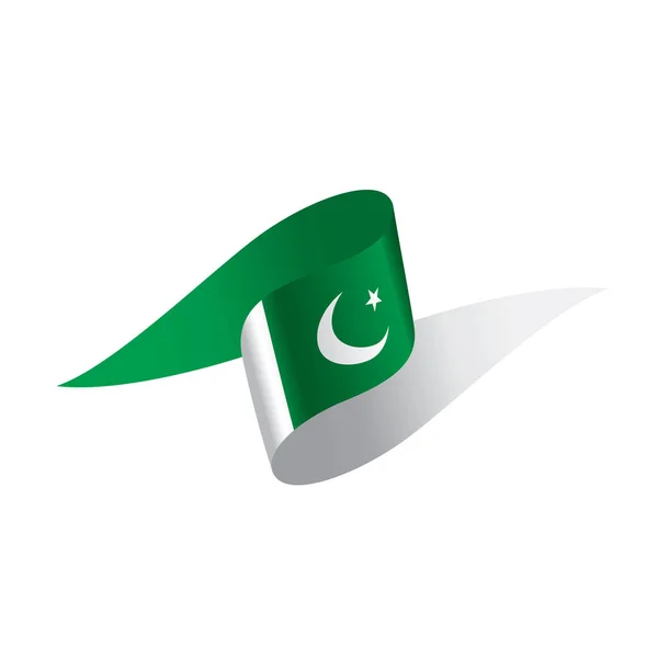 Флаг Пакистана, векторная иллюстрация — стоковый вектор