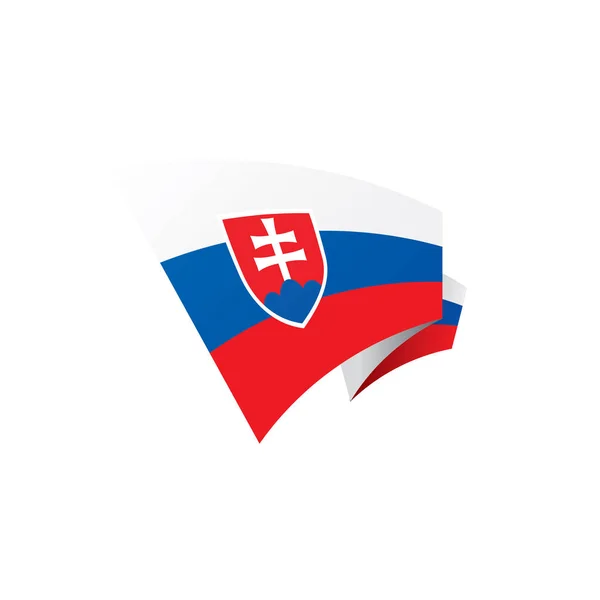 Флаг Словакии, векторная иллюстрация — стоковый вектор