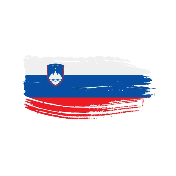 Slovenia flag, vector illustration — Stock Vector