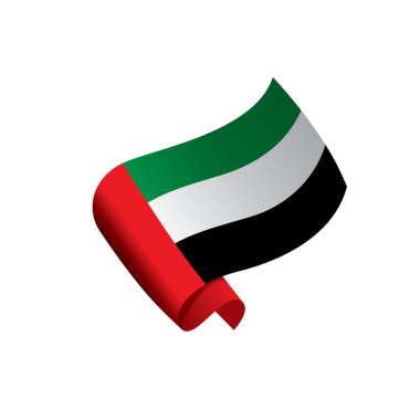 Birleşik Arap Emirlikleri bayrağı, vektör çizim