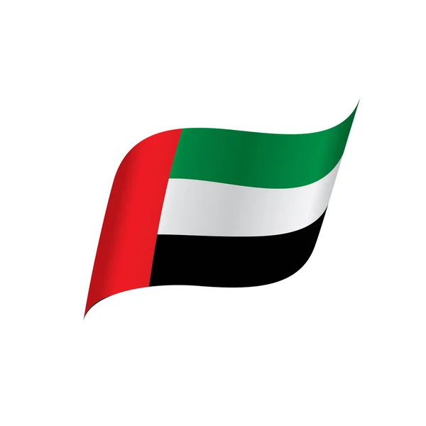 Vereinigte arabische Emirate Flagge, Vektorillustration — Stockvektor