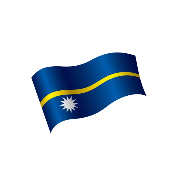 Прапор Науру, Векторні ілюстрації — стоковий вектор
