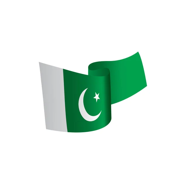 Pakistan flagi, ilustracji wektorowych — Wektor stockowy