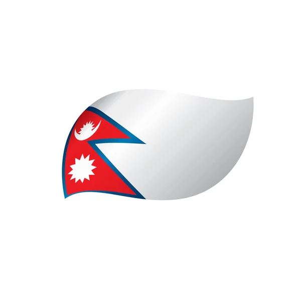 Bandeira do Nepal, ilustração vetorial — Vetor de Stock