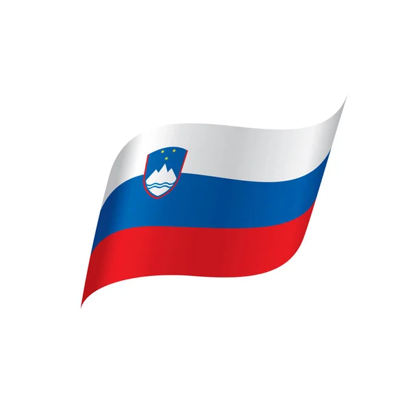 슬로베니아의 국기, 벡터 일러스트 레이 션 — 스톡 벡터
