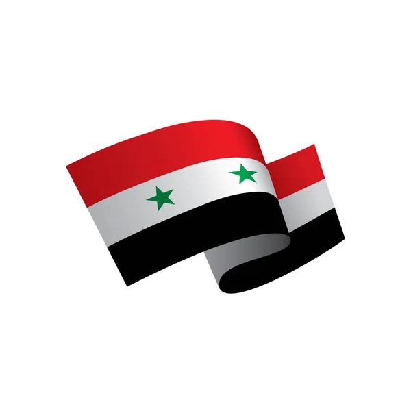 Suriye bayrağı, vektör illüstrasyonu — Stok Vektör
