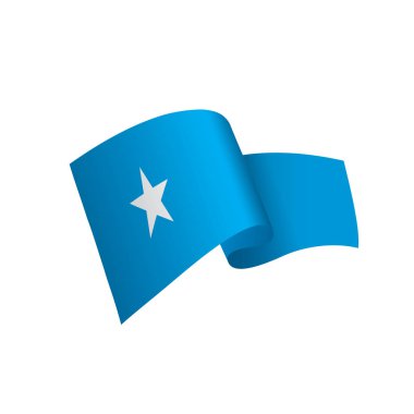 Somali bayrağı, vektör çizim