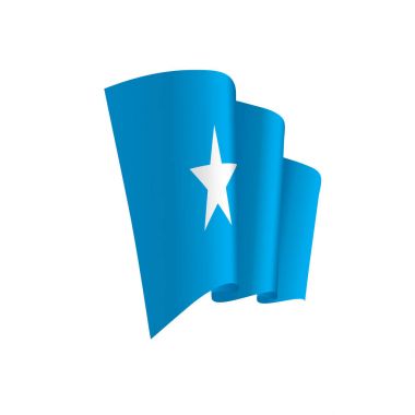 Somali bayrağı, vektör çizim