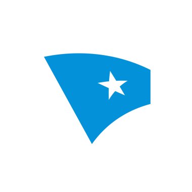 Somali bayrağı, vektör çizim