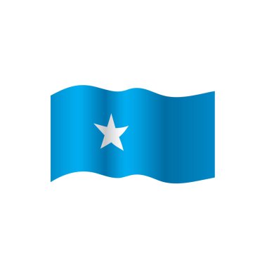 Somali bayrağı, vektör çizim