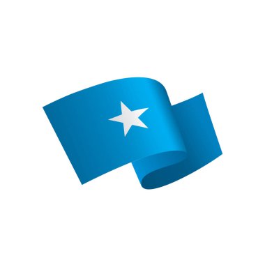 Somali bayrağı, vektör çizim