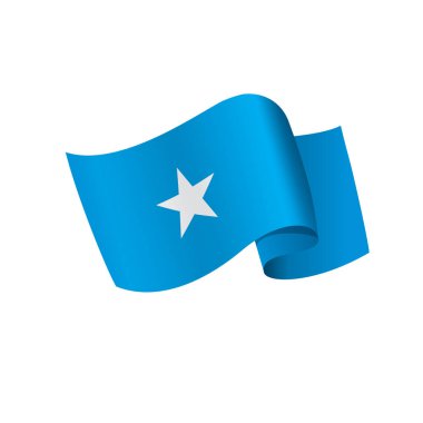 Somali bayrağı, vektör çizim