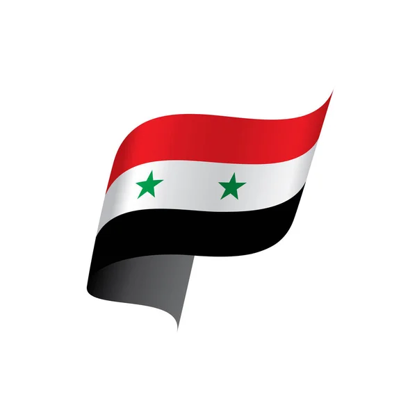 Flaga Syrii, ilustracja wektora — Wektor stockowy