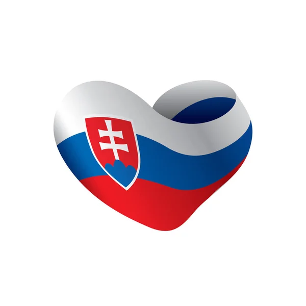 Bandeira da Eslováquia, ilustração vetorial —  Vetores de Stock