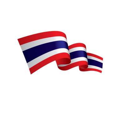 Tayland bayrağı, vektör çizim