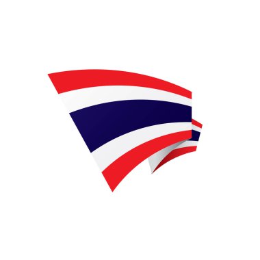 Tayland bayrağı, vektör çizim