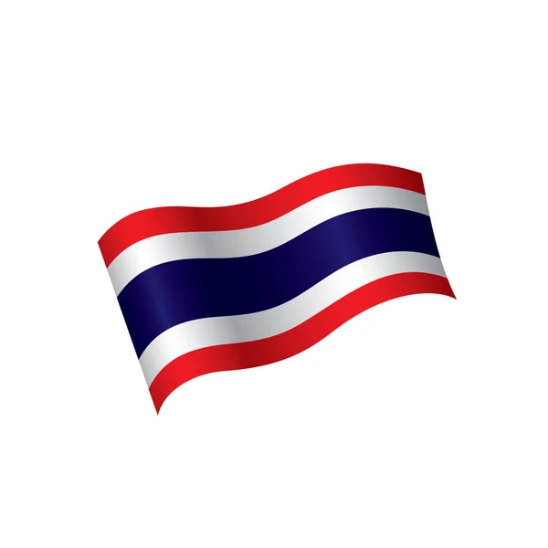 Drapeau Thaïlande, illustration vectorielle — Image vectorielle