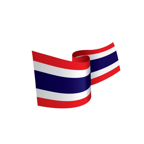 Thailand flag, vector illustration — Stock Vector