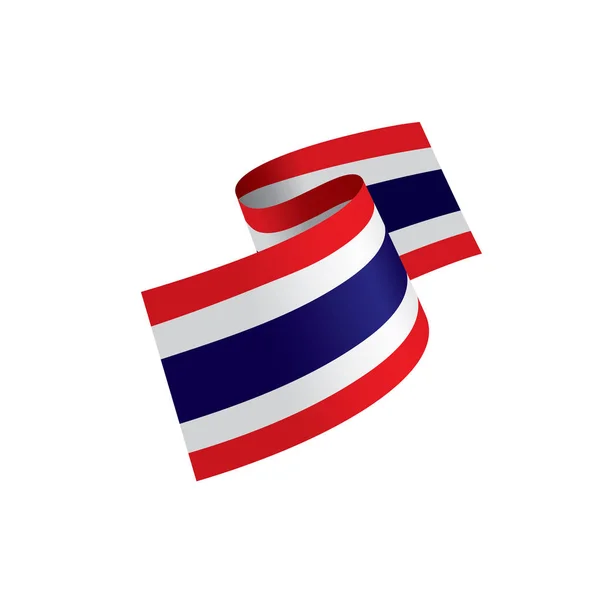Флаг Таиланда, векторная иллюстрация — стоковый вектор
