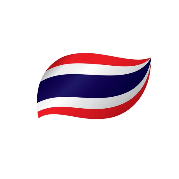 Drapeau Thaïlande, illustration vectorielle — Image vectorielle