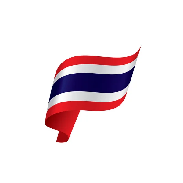 Thailändische Flagge, Vektorillustration — Stockvektor