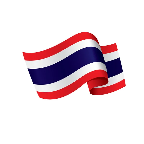 Thaiföld zászló, vektoros illusztráció — Stock Vector