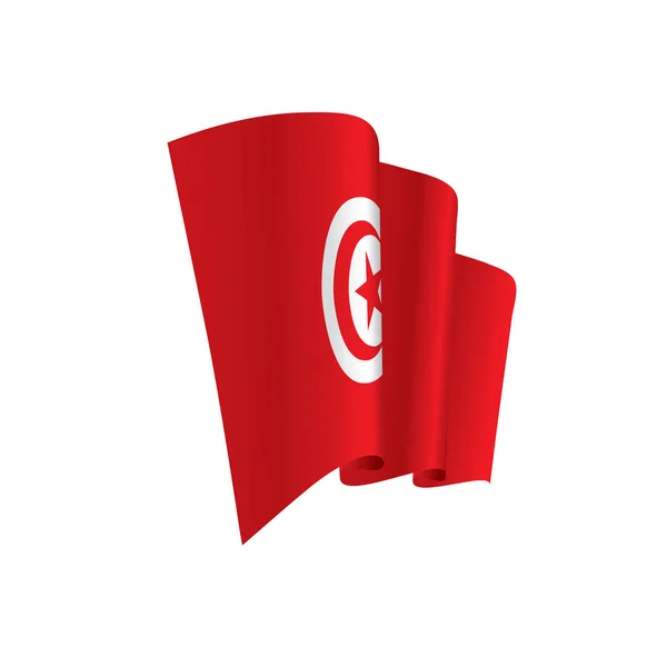Tunisia flag, vector illustration — Stock Vector