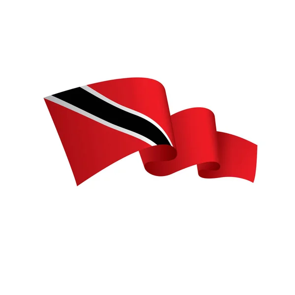 Trinidad und Tobago Flagge, Vektorillustration — Stockvektor