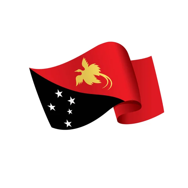 Papua New Guinea flag, vector — Stock Vector