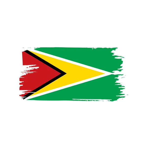 Bandiera della Guyana, illustrazione vettoriale — Vettoriale Stock