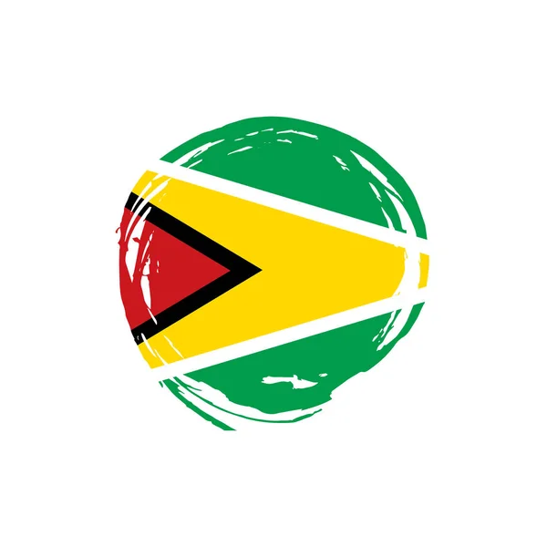 Guyana flag, vector illustration — Stock Vector