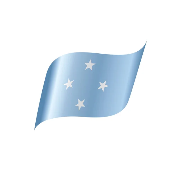 Estados Federados Bandera de Micronesia — Vector de stock